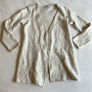 EUC Madewell Lombard 100% Merino Wool Sweater Coat | Gray | Sz M